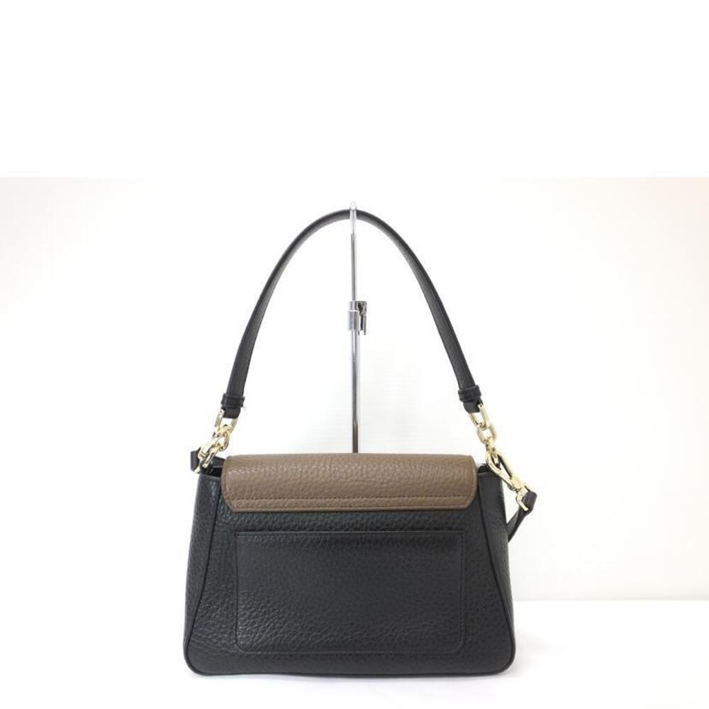 Furla Belvedere brown white Bag Leather Shoulder black